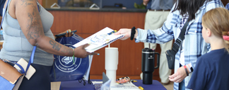 students at registration day