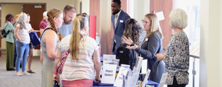 students at registration day