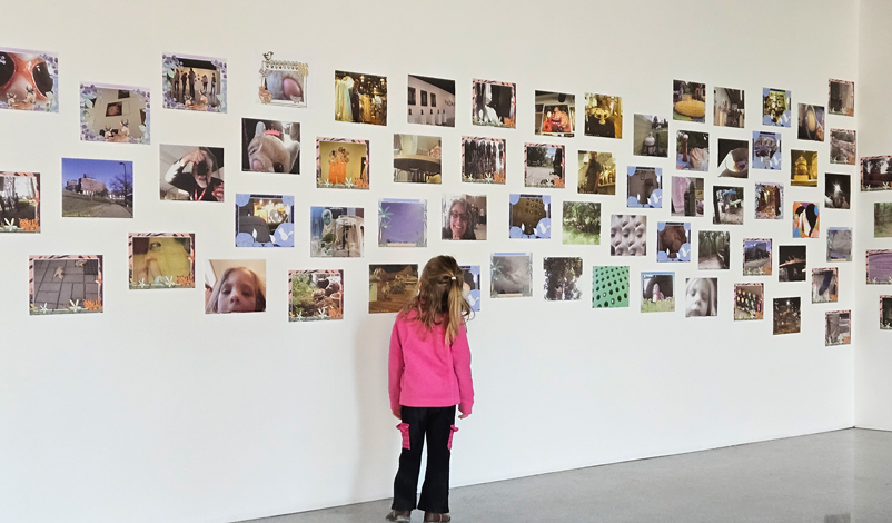 wall of photos by Skyla Otto Richard