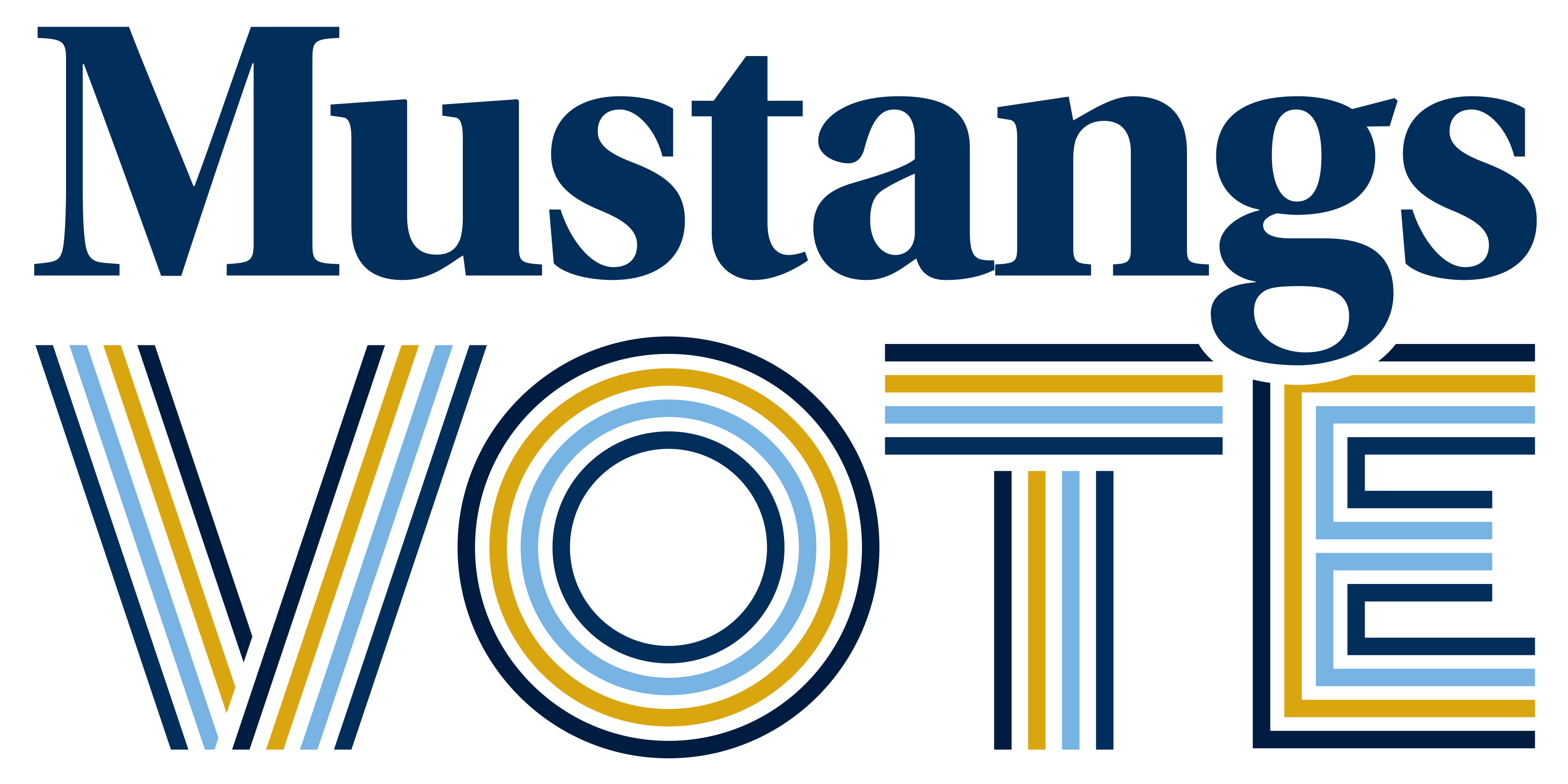 Mustang vote logo